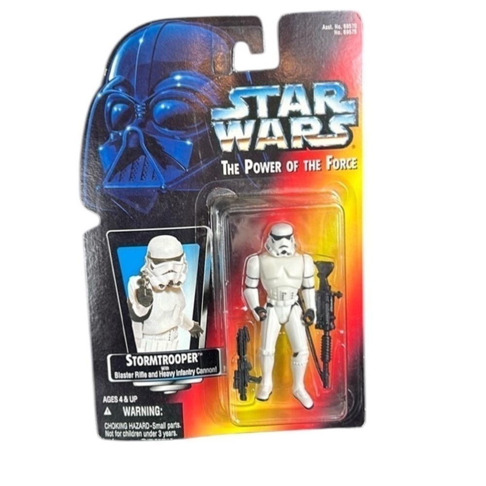 Vintage 1995 Star Wars Storm Trooper With Blaster Rifle Action Figure